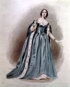 Pauline Viardot-García (1821-1910), cantante francese, nel ruolo di Desdemona. Otello di Gioacchino Rossini da Unknown artist