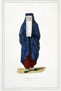 Costume della città persiana - in "Album di Viaggi" da Unknown artist
