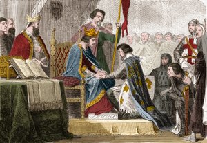 Filippo IV il Bello (1268 - 1314), re di Francia diede sua figlia Isabella di Francia (1295-1358) in matrimonio nel 1308 al figlio del re Edoardo II d
