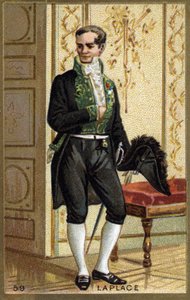 Pierre Simon de Laplace, matematico e astronomo francese (cromolitografia del XIX secolo) da Unknown artist