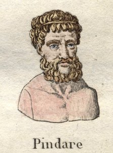 Pindaro (518-438 a.C.), poeta lirico greco. da Unknown artist