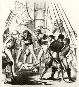 Pirati che tormentano George Withers da Unknown artist