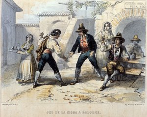 Giocatori di morra in un