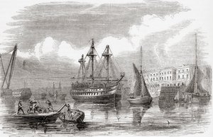 Plymouth, Inghilterra (incisione) da Unknown artist