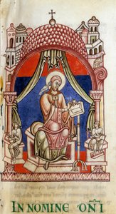 Papa San Gregorio I il Grande circondato da due segretari da Unknown artist