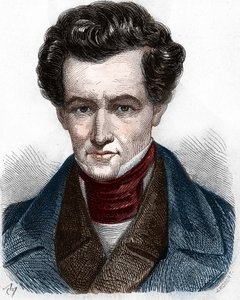 Ritratto di Armand Carrel (1800-1836), giornalista francese.