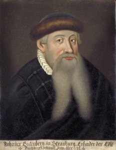 Ritratto di Johannes Gutenberg da Unknown artist