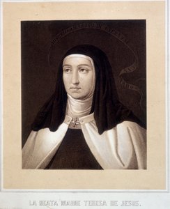 Ritratto in busto di Santa Teresa di Gesù (o Santa Teresa d