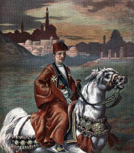 Ritratto di Abbas II Hilmi chedivè d