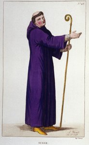 Ritratto di Abate Suger (1081 - 1151). da Unknown artist