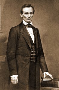Ritratto di Abraham Lincoln (1809-1865), Presidente degli Stati Uniti dal 1861 al 1865 da Unknown artist