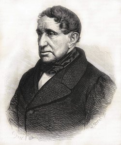 Ritratto di Achille Léonce Victor Charles de Broglie (1785 - 1870), Duca di Broglie. Incisione del XIX secolo da Unknown artist