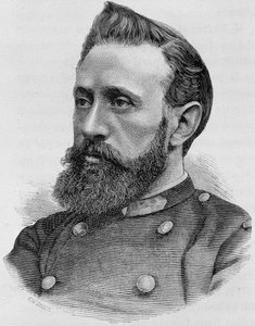 Ritratto di Adolphe Alphonse Assi (1840 - 1886). Incisione della fine del XIX secolo in 