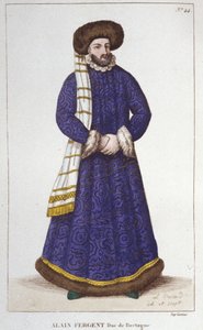Ritratto di Alain Fergent (1060-1115) Duca di Bretagna da Unknown artist
