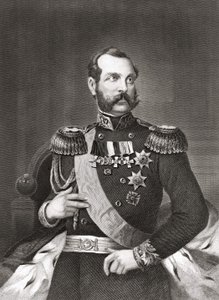Ritratto di Alessandro II Nikolayevich, Imperatore di Russia da Unknown artist