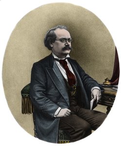 Ritratto di Alexandre Charles Lecocq, compositore francese da Unknown artist