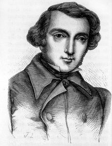 Ritratto di Alexis de Tocqueville (1805 - 1859), storico e politico francese. Incisione del XIX secolo da Unknown artist
