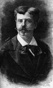 Ritratto di Alphonse de Neuville, pittore francese (1835-1885) da Unknown artist