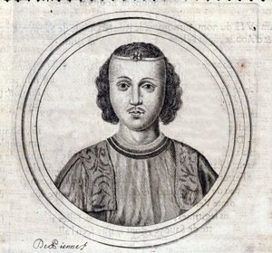 Ritratto di Amedeo VII di Savoia detto il Conte Rosso. da Unknown artist
