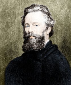 Ritratto del poeta e romanziere americano Herman Melville da Unknown artist