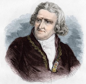 Ritratto di Antoine Augustin Parmentier (1737-1813), farmacista militare e agronomo francese. Incisione del 1866 da Unknown artist