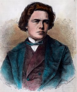 Ritratto di Anton Rubinstein (incisione del XIX secolo) da Unknown artist