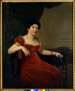 Ritratto di Antonietta Fagnani Arese (1778-1847), amata del poeta italiano Ugo Foscolo. Dipinto del XIX secolo