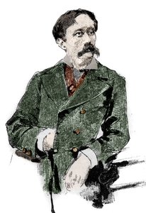 Ritratto di Arrigo (o Enrico) Boito, librettista italiano, autore del libretto di 