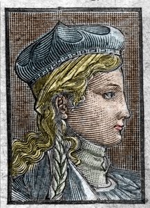 Ritratto di Brunehaut o Brunehilde, moglie di Sigeberto I da Unknown artist