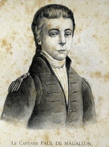 Ritratto del capitano Paul de Magallon (1784 - 1859) - in 
