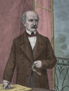 Ritratto di Carlo Cattaneo (1801-1869), patriota e filosofo italiano - Ritratto del patriota, filosofo e pensatore politico Carlo Cattaneo (1801-1869) da Unknown artist