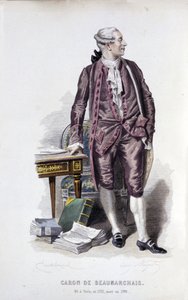 Ritratto di Caron de Beaumarchais da Unknown artist