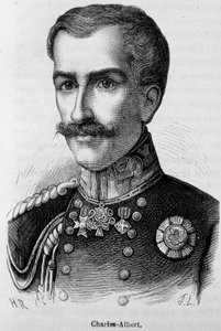 Ritratto di Carlo Alberto da Unknown artist