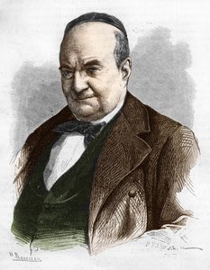 Ritratto di Charles Augustin Sainte-Beuve, scrittore, giornalista e critico letterario da Unknown artist