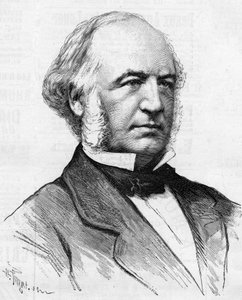 Ritratto di Charles Bergeron (1808-1883) ingegnere francese, grande artigiano della trasformazione delle vie di Parigi, in "Le Monde Illustré" 1885 da Unknown artist