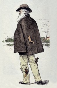 Ritratto di Charles Darwin (1809-1882) che gioca con gli scoiattoli