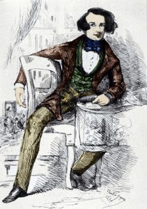 Ritratto di Charles Dickens (1812-1870), scrittore inglese