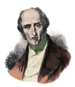 Ritratto di Charles Fourier (1772 - 1837), teorico socialista francese. (incisione) da Unknown artist