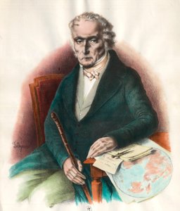 Ritratto di Charles Fourier (1772 - 1837), teorico socialista francese. Incisione del XIX secolo