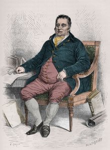 Ritratto di Charles James Fox (1749-1806) politico britannico - Incisione in 