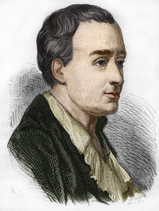 Ritratto di Charles de Secondat (1689-1755), Barone De La Brède e Montesquieu. Incisione del XIX secolo da Unknown artist