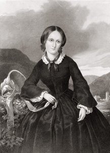 Ritratto di Charlotte Bronte (1816 - 1855), poetessa e romanziera