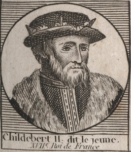 Ritratto di Childeberto II da Unknown