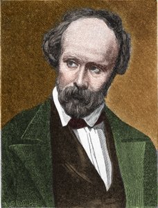 Ritratto di Christian Friedrich Hebbel (1813-1863) poeta e drammaturgo tedesco da Unknown artist