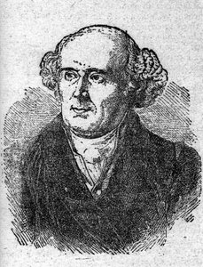 Ritratto di Christian Hahnemann (1755 - 1843), medico fondatore dell