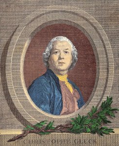 Ritratto di Christoph Willibald, cavaliere VON GLUCK (1714 - 1787) compositore tedesco da Unknown artist