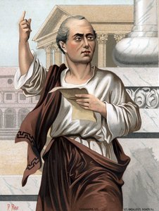 Ritratto di Cicerone in latino Marcus Tullius Cicero politico, oratore e scrittore romano (Arpinum) da Unknown artist
