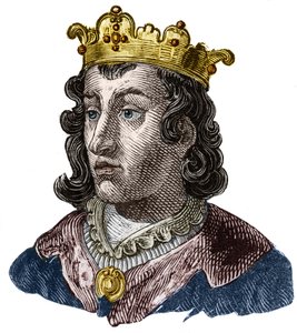 Ritratto di Clotario III (652 - 673), re di Neustria e Borgogna