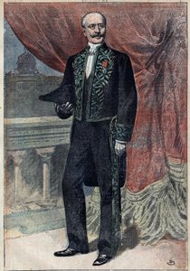Ritratto del conte Albert de Mun, politico, saggista e militare francese, quando entrò all