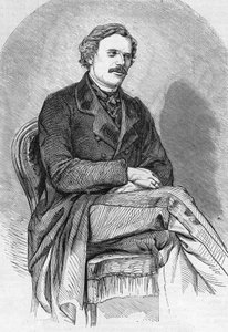 Ritratto di Daniel Dunglas Home (1833-1886), medium tartan da Unknown artist
